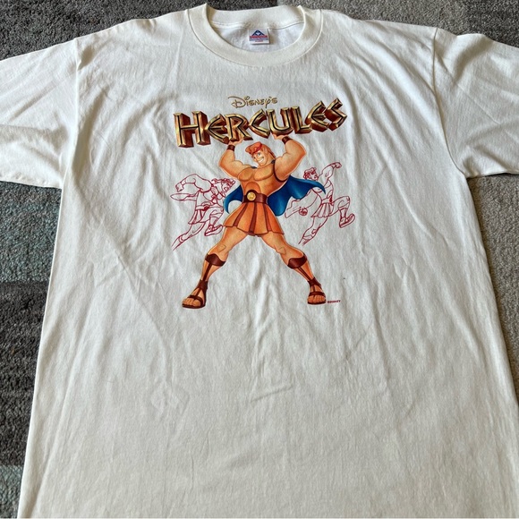 Vintage 90’s Disney Hercules Movie Promo Hollywood Theater t shirt  XL - Picture 2 of 10
